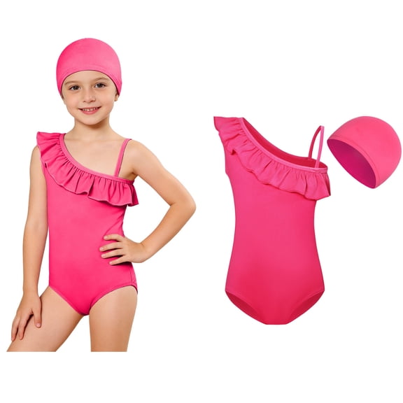 Girls Swim Suit 1 Piece Swimsuit Quick Drying Bikini Swimwear 13-14 Years