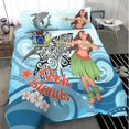 thumbnail image 2 of Juego de cama Islas Cook - Polinesia Niñas con tiburón, 2 of 4