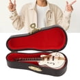thumbnail image 4 of Modelo De Mini Instrumentos, Caja De Regalo Blanca, Cierre De Seguridad, Broche De Guitarra De Estilo Elegante Para Decoraciones, 4 of 7