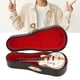 thumbnail image 4 of Broche de guitarra ANGGREK Mini Modelo de Instrumentos de Madera Terciopelo, 4 of 8