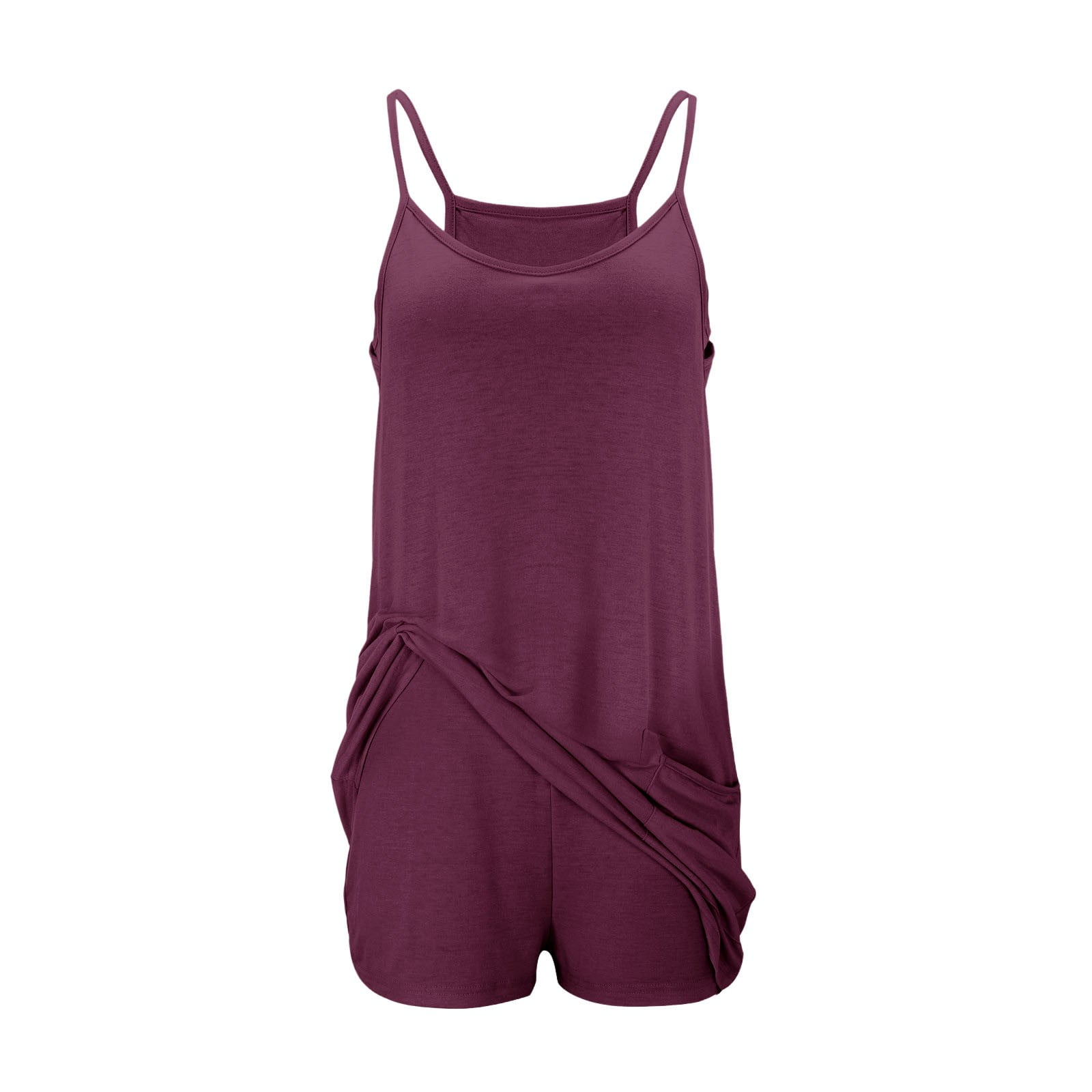 GILIGEGE Womens Athletic Dress Hot Shot Mini Dress Built In Shorts Summer Workout Romper Dress 2025 Trendy Outfit Workout Romper Dress with Shorts Sleeveless Spaghetti Straps Athletic Vacation