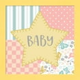 thumbnail image 1 of Great Art Now Baby Quilt IV Baby Yellow by Beth Grove, Framed Wall Art, 14W x 14H, 1 of 3