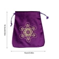 thumbnail image 2 of 2023 Tarot Cards Sac De Rangement En Velours Pour Cartes De Tarot Oracle Sorcire Ination Accessoires Proximit Wstring Gt Fournitures 2022, 2 of 5