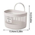 thumbnail image 3 of SLYNSHome Small Hanging Storage Basket Bin for Kitchen/Bathroom - 5.3x5.6 inch - Wall Mount - Home Storage Organizer for Cabinets,Pantry,Closets,Bedroom (Gray), 3 of 6