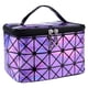 thumbnail image 1 of Estuche de cosméticos holográfico 3D impermeable de cuero PU práctico neceser bolsa de almacenamiento de maquillaje caja organizadora bolso para viaje, 1 of 3