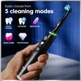 thumbnail image 6 of Oral-B Toothbrush, iO Series 6 Electric Toothbrush with (1) Brush Head, Gray Opal, 6 of 12
