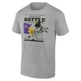 thumbnail image 2 of Men's  Heather Gray Minnesota Vikings vs. Green Bay Packers Battle Border T-Shirt, 2 of 3