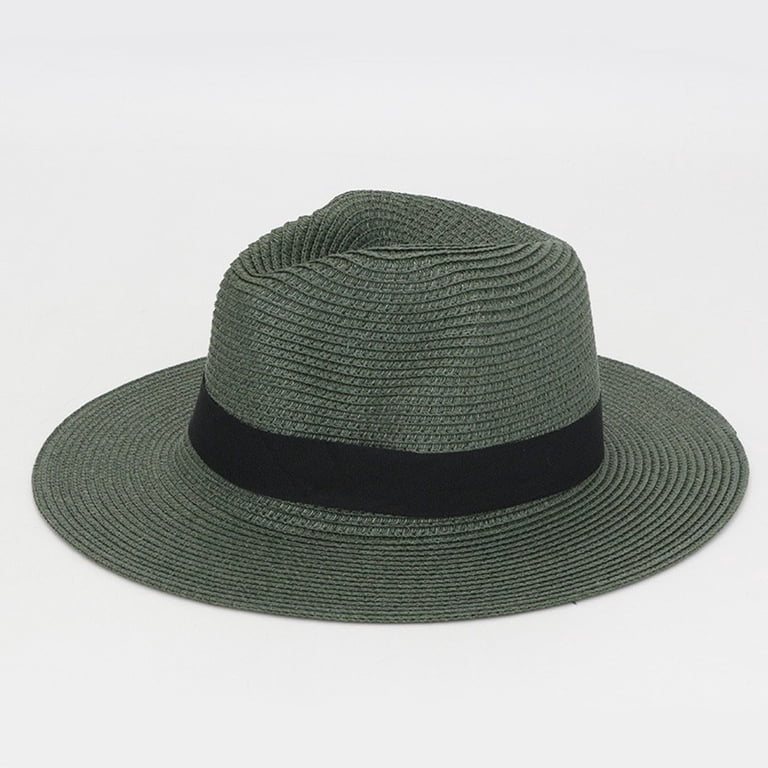 Summer Green Woven Fedora Hat Bruno Capelo Straw Summer Dress Hat Emerald Green Fedora JU905 main image 4