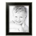 thumbnail image 2 of ArtToFrames 9" x 12" Black Panel With Silver Lip Picture Frame, 9x12 inch Multi Wood Poster Frame (WOM-5093), 5 Pack, 2 of 6