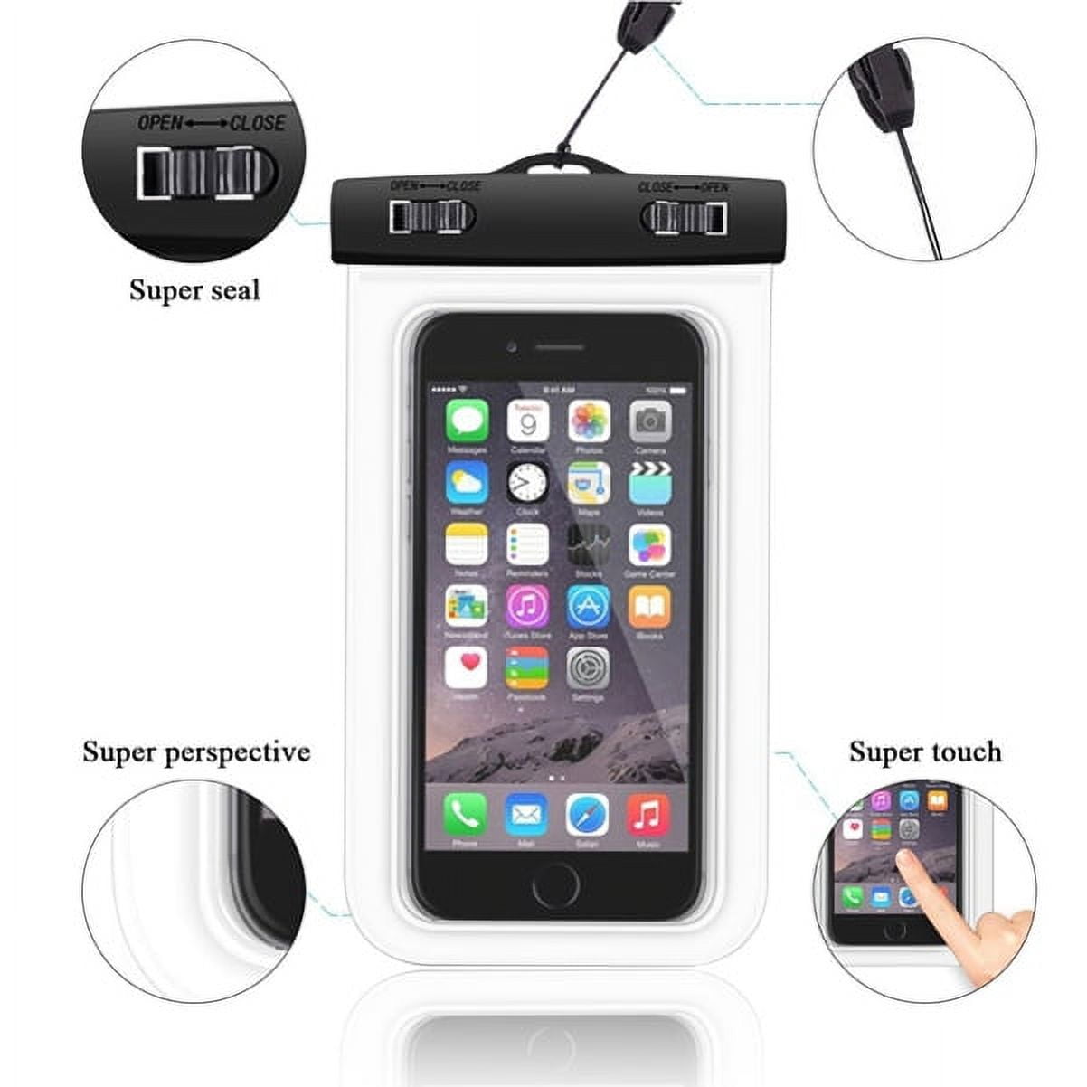 Underwater Waterproof Case for Cricket Icon 5/4 - Bag Floating Cover Touch Screen IPX8