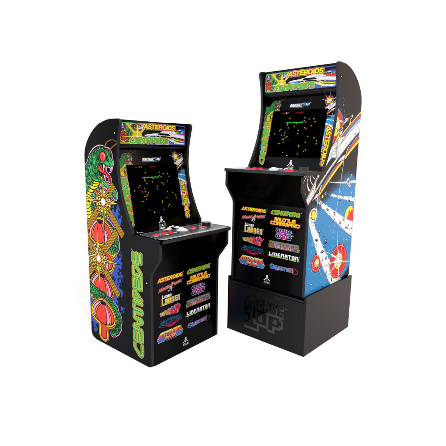Deluxe 12-in-1 Arcade Machine with Riser, Arcade1UP, Atari Graphics - image 4 of 5