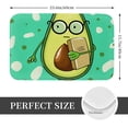 thumbnail image 2 of Kdxio Avocado with Glasses,16" x 24", Non-Slip Front Door Mats,Outdoor Welcome Mat Washable, 2 of 9