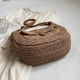 thumbnail image 5 of Bolso Hombro Tejido Paja para Mujer Bolso Playa Verano Con para (caqui), 5 of 9