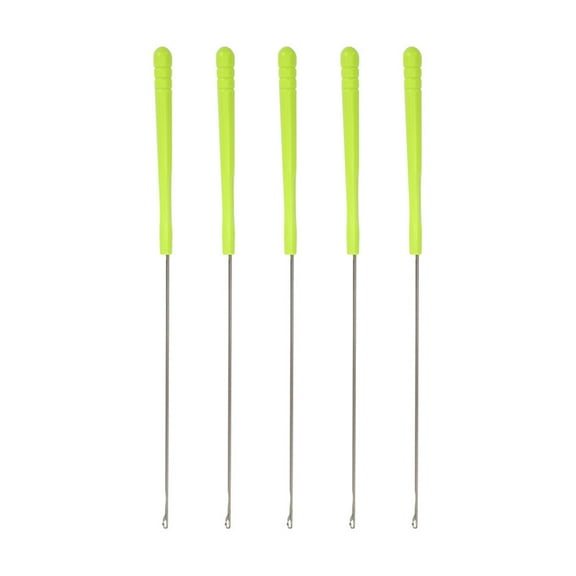5PCS Crochet Needle with Plastic Handle Crochet Hook for Hair Braiding