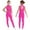 Hot Pink, variant on iixpin Full Body Jumpsuit for Girls Long Sleeves Biketards Tumbling Dance Leotard Skating Romper Bodysuit Navy Blue 6