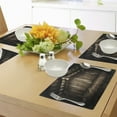thumbnail image 4 of Ambesonne Rustic Place Mats Set of 4, Wooden Cottage, Standard Size, Brown Dark Brown, 4 of 6