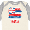 thumbnail image 4 of Inktastic Graffiti Hawaii State Flag Boys or Girls Long Sleeve Baby Bodysuit, 4 of 5