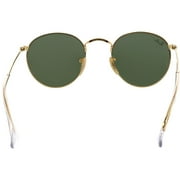 Ray-Ban Polarized Round Metal RB3447-001-47 Gold Sunglasses