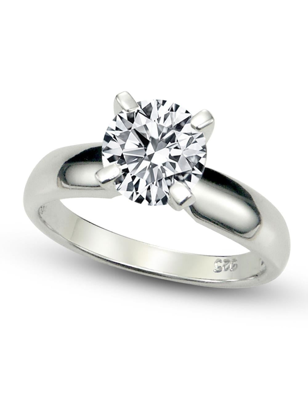 Sterling silver cubic zirconia rings walmart new arrivals