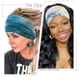 thumbnail image 5 of Diademas anchas, turbantes elásticos, bandas para el cabello anudadas, bandas elásticas para el sudor para hacer ejercicio, yoga, correr, deportes, pañuelos para la cabeza grandes para mujeres, 5 of 5