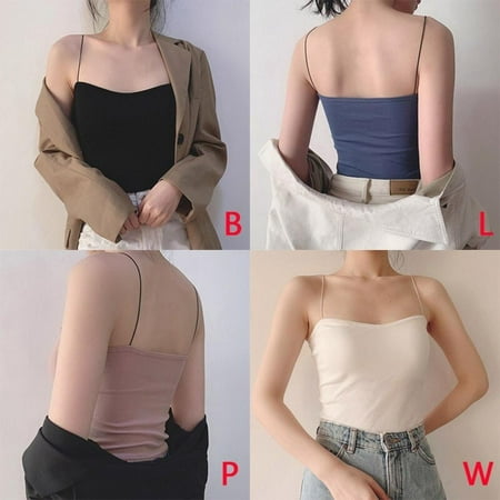 

Clearance Sale Women Sling Tube Top Cute Bra Top Breathable Chest Pad Wearing Underwear Strapless Blouse Tube Top Bandeau Top