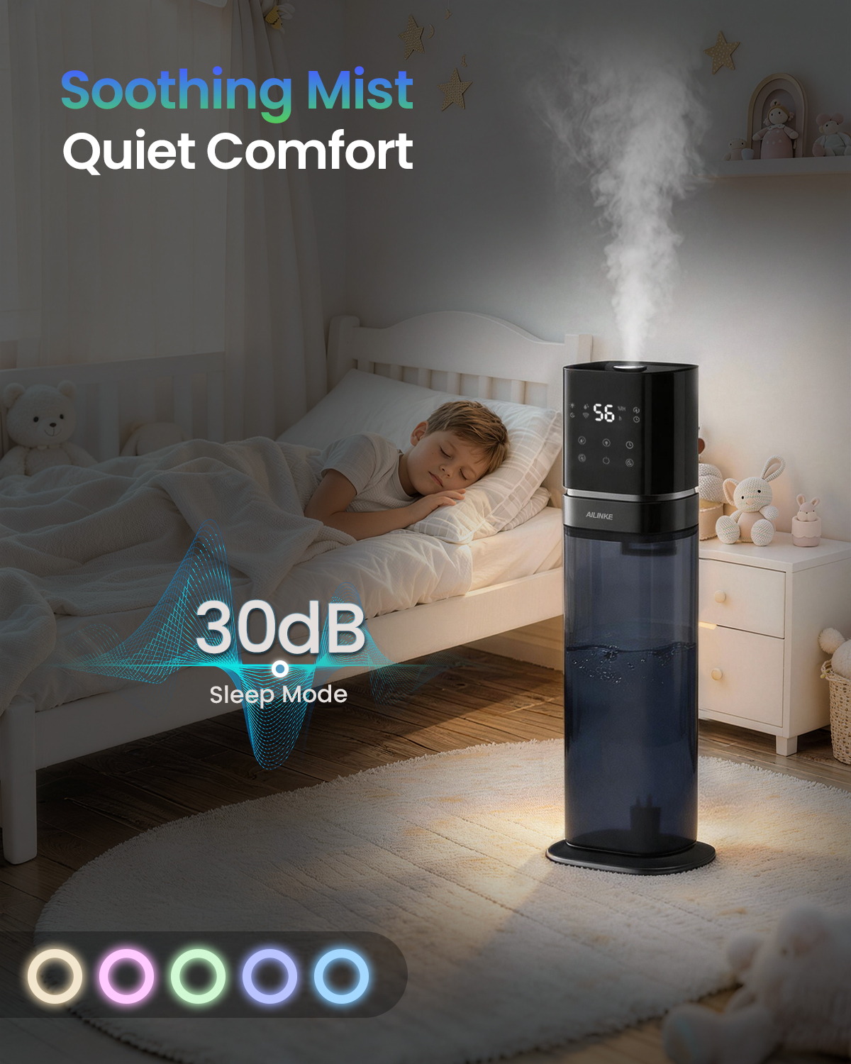 Ailinke 2.1 Gallon Cool Mist Ultrasonic Humidifier photo 8