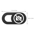 thumbnail image 4 of EeaseCA 3PCS Camera Cover Slide Blocker No Photo Pattern Slim Webcam Cover Sticker, 4 of 8