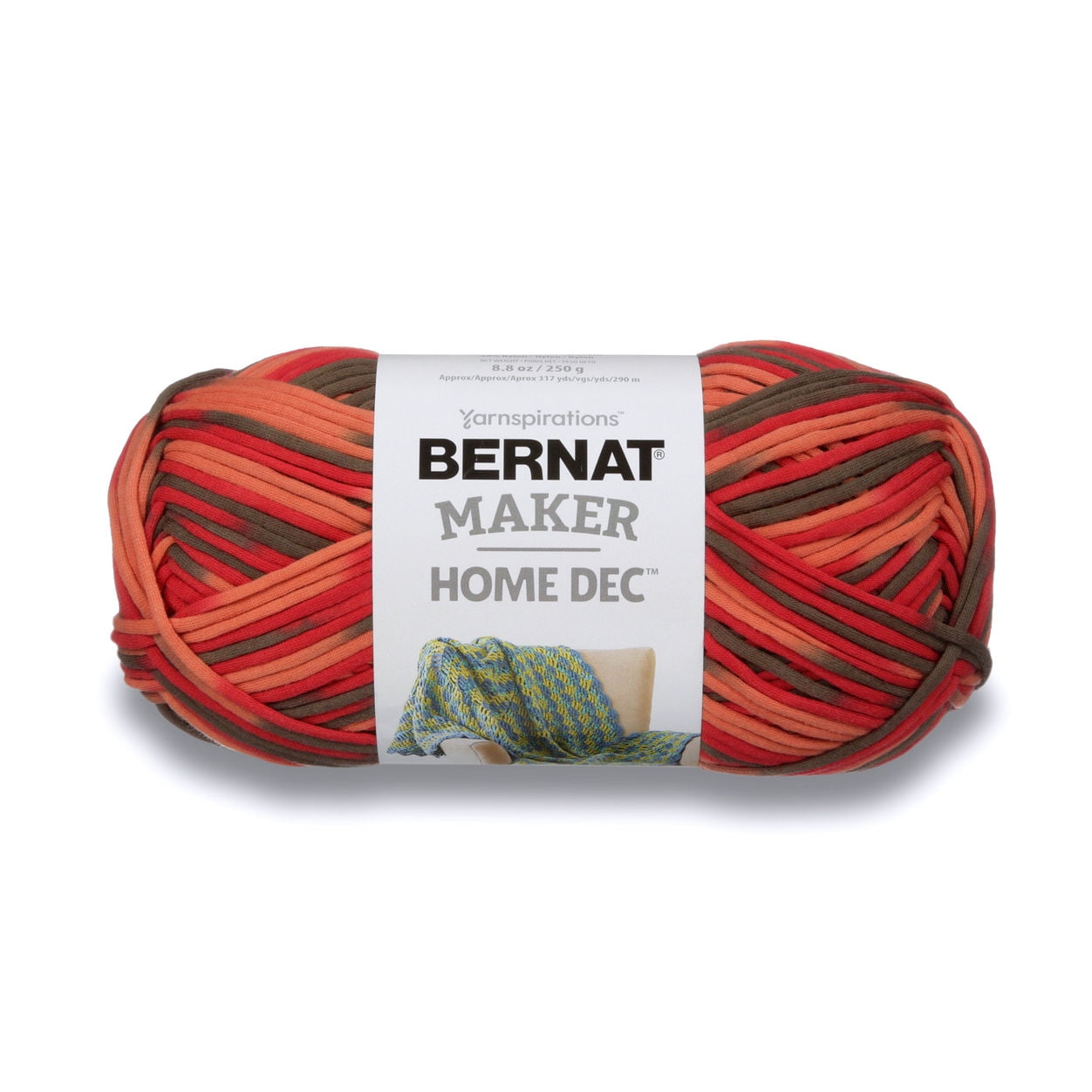 Bernat® Maker Home Dec™ 5 Bulky CottonNylon Yarn, Spice Varg 8.8oz
