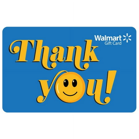 Thank You With Smile Walmart eGift Card [Email Delivery]