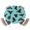 Blue, variant on Round Fitted Tablecloths with Elastic Edge Abstract Halloween Crow Oil-Proof Waterproof Wipeable Table Cover for Kitchen Dining Party Decor Retro Animal on Green Table Clothes,45" - 54"