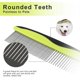 thumbnail image 3 of Dog Comb, Cat Comb For Removes Tangles And Knots, With Wide&narrow Stainless Steel Teeth, With Anti-slip Comfort Grip Handle,(1 pc), 3 of 5