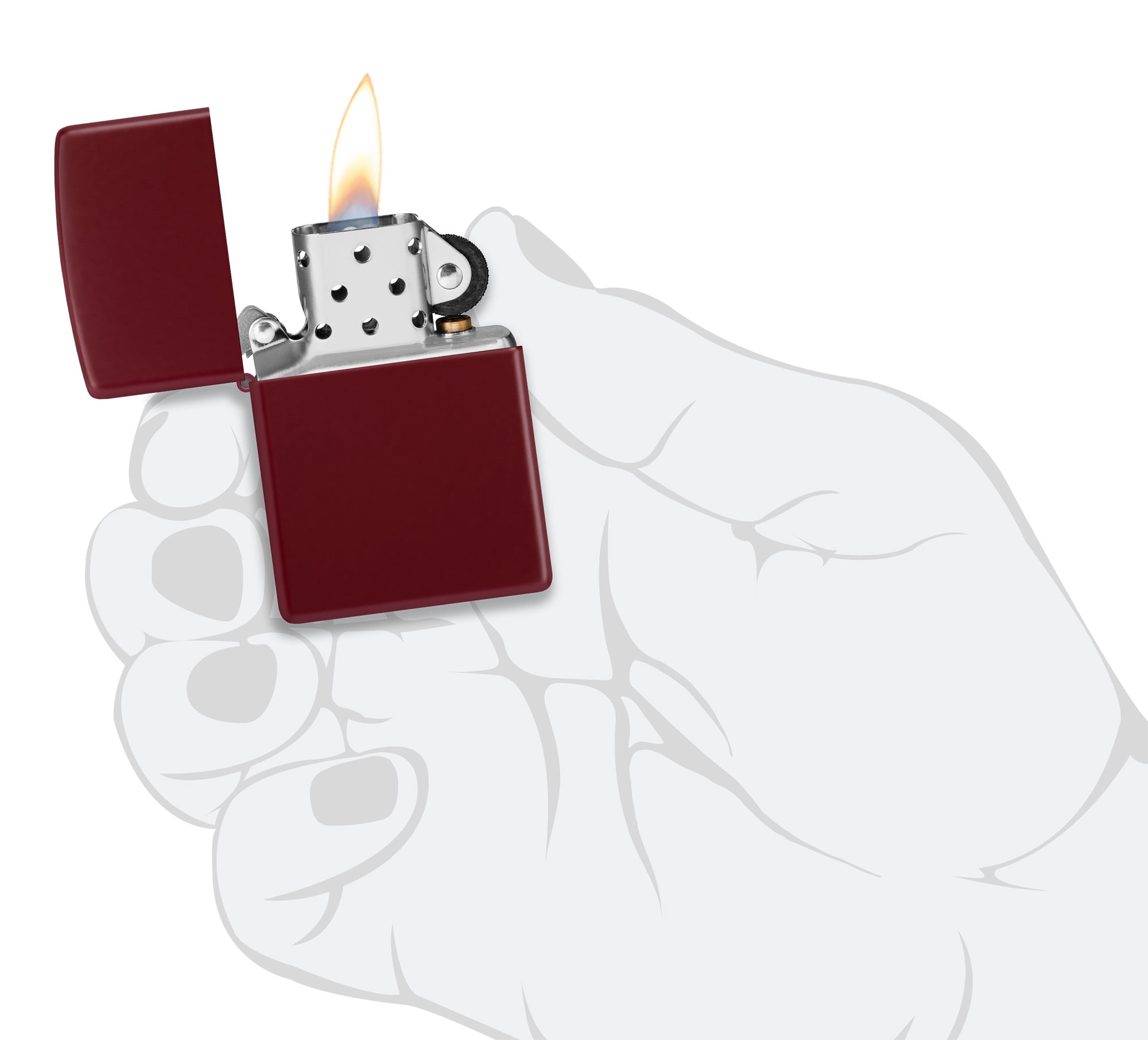 Zippo Classic Merlot Pocket Lighter