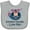 AC-Heather Grey, variant on Inktastic Grandma and Grandpa Love Me Boys Boys or Girls Baby Bib