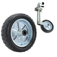 thumbnail image 1 of Trailer Tongue Jack Wheel, Oil Proof Iron Rubber 10 Inch Trailer Jack Caster Effortless Installation High Strength  for RV, 1 of 7