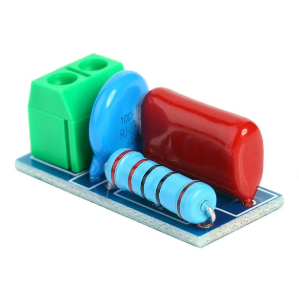 Módulo de circuito de absorción RC de sobretensión de resistencia de protección de contacto de relé