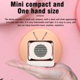 thumbnail image 2 of Miulika Portable Mini Retro Bass Speaker TF USB White, 2 of 5