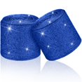 thumbnail image 1 of Cinta decorativa con forma de ciervo, 6,3 cm x 18,4 m, color azul real, con alambre, 1 of 7