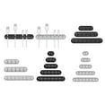 thumbnail image 2 of Coofit Cable Organizer Creative Silica Gel Cable Holder Clip Cord Organizer for Desk, 2 of 2