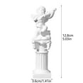 thumbnail image 3 of Roman Columns Angel Ornaments Resin Sculptures, Mini Props for Display Windows Model Rooms, Decorative Accents, Sturdy Long-Lasting, 3 of 6