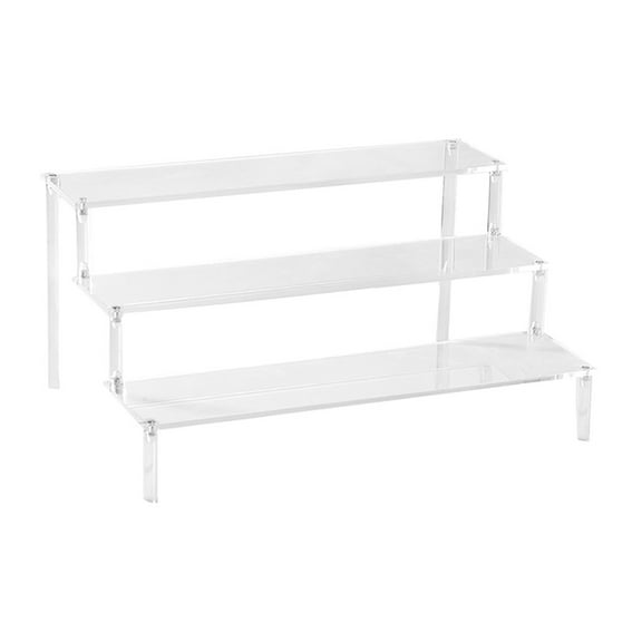 Worgeous Detachable Acrylic Display Stand Desktop Perfume Organizer 3 Layer Rack