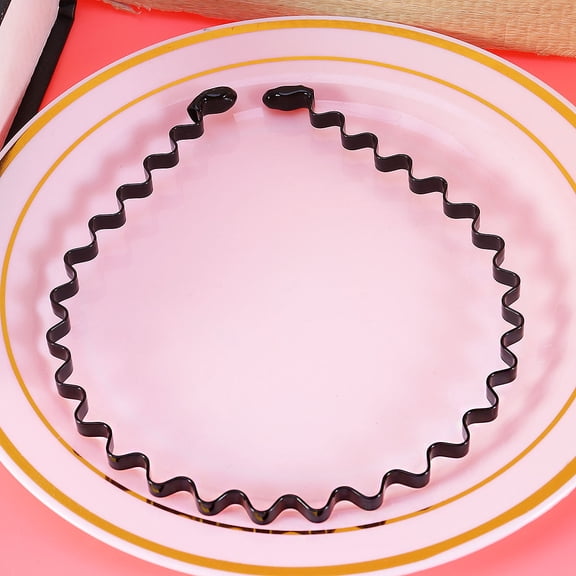 HEANUJJ 3pcs Headband Hair Wavy Hair Adjustable Alloy for Sports