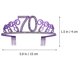 thumbnail image 4 of Purple Number Crown for Decoration Elegant Hair Accessories Made of Alloy with Chic Design and Craftsmanship (70), 4 of 4