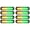 Amber/Green, variant on 8PCS Sync Ultra Slim LED Strobe Warning Lights for Vehicle Grille Mount