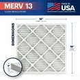 thumbnail image 2 of Filtro de aire BNX TruFilter 18x18x1 MERV 13 (paquete de 4) para HVAC, 2 of 9