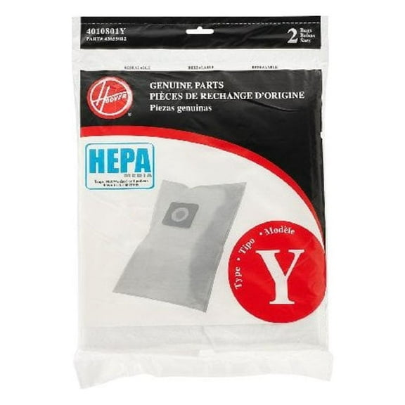 Replacement Part For Hoover Type Y HEPA Filter Bag, Set of 2