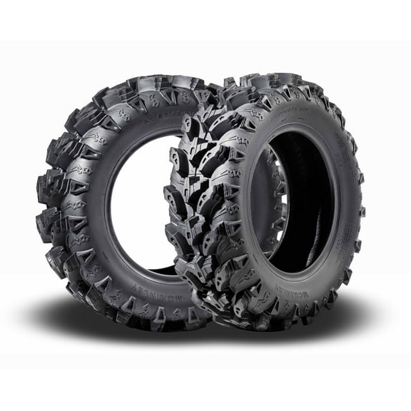 MCKINLEY UTV ATV Tires 27X9-12 6-Ply Super Mud 27X9X12 All Terrain X611, Set 2