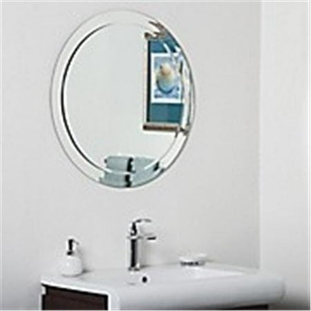 Decor Wonderland SSM501-70 Chase Round Modern Bathroom Mirror | Walmart ...