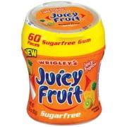 Juicy Fruit Big E Pak Juicy Tropical Sugarfree Chewing Gum, 60 count