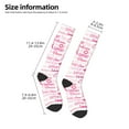 thumbnail image 2 of Saiise Rubans Roses pour Cancer du Sein Sensibilisation (2) Chaussettes Thermiques d'Hiver Imprimées, Chaussettes Chaudes pour Bottes pour Randonnée et Extérieur pour Hommes et Femmes, 2 of 6