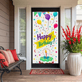thumbnail image 6 of Colorful Happy Birthday Banner with Balloons Cake and Stars Party Decoration Backdrop for Birthday Party Photography Props and Celebrations, 6 of 8